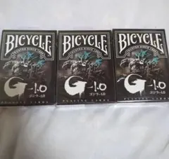 BICYCLE ゴジラ トランプ　新品未開封3個セット