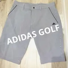 未使用級　ADIDAS GOLF アディダスゴルフ　ストライプ　ハーフパンツ