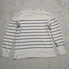 UNIQLO ボーダー柄長袖カットソー