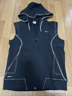 Nike フード付きベスト L 黒