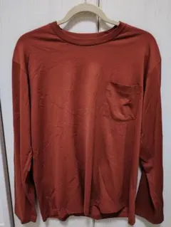 handvaerk オレンジ長袖カットソー