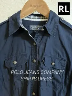 【美✨USED】Polo Jeans Company ネイビー シャツドレス S