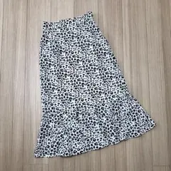 マジェスティックレゴン レオパード柄 マーメイドスカート