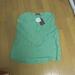 DECOY オーガニックコットン長袖Tシャツ M グリーン