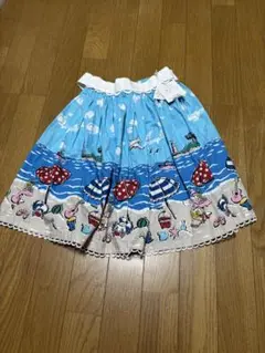 ShirleyTemplシャーリーテンプル★ ビーチ柄スカート140cm新品タグ