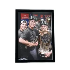 ★激安　ドジャース　大谷翔平　山本由伸　佐々木朗希　シャンパン　A4ポスター②