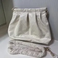 最終値下げ CHARLES&KEITH ドゥオ チェーン バッグ duo L