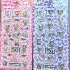 サンリオ LOVEBOAT シール 2枚セット ハローキティ クロミのサムネイル