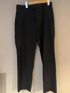 H&M ブラック スラックス レギュラーフィットのサムネイル