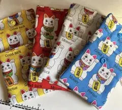 【No.217】ハンドメイド　招き猫　小物入れ