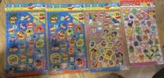 クレヨンしんちゃん　ポケモン　 ステッカーシール 4枚セット