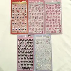 【正規品】サンリオ ボンボンドロップシール ミニ　5枚セット