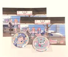 プリキュア 渋谷TSUTAYA ポップアップ 缶バッジ 帆羽くれあ 2点セット