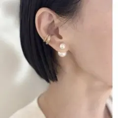 新品　リバーシブルパールピアス　　3way ウエディング　結婚式