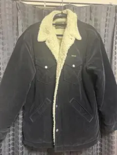 Wrangler ボア襟ジャケット ダークネイビー