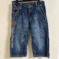 エドウィン デニムブルー 半ズボン 140cm