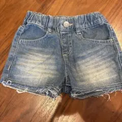 Little WEEKEND デニムショートパンツ 80