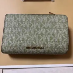 MICHAEL KORS グリーン 二つ折り財布