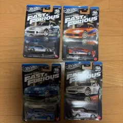 ホットウィール ファスト&フューリアス ミニカー 4台セット