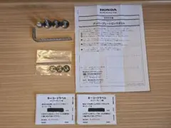 HONDA純正 ナンバープレートロックボルト（ロゴステッカー付き）のサムネイル