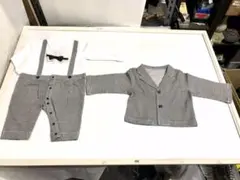 フーセンウサギ　ジャケット、カバーオール、ネクタイ3点セット　新品　★あ1008