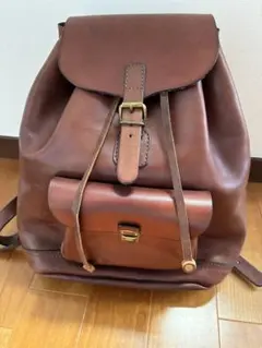 HERZ スタンダードなリュックR-4 M チョコ　USED美品のサムネイル