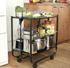【新品】DULTON（ダルトン）FOLDING TROLLEY ブラック