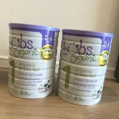 バブス 3缶セット bubs Organic 粉ミルク1 0〜6ヶ月 バブズ - メルカリ
