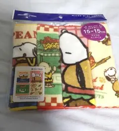 USJ ユニバ　スヌーピー　SNOOPY　ハンカチセット　4枚　タオル　新品