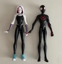 【※付属品欠品】 ハズプロ スパイダーバース アクションフィギュア 2点セットのサムネイル