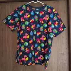 ディズニー ピクサー インサイドヘッド 総柄 キャラ集合 半袖Tシャツ Mのサムネイル