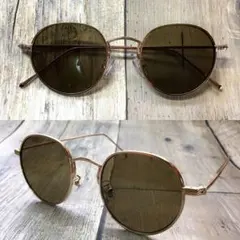 クラシカル ボストン 〈クリアブラウン〉サングラス ウェリントン 眼鏡