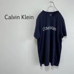 c0241【カルバンクライン】半袖 Tシャツ ロゴ Ｍ シンプル 春夏