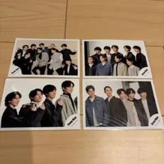 SnowMan 公式写真4枚セット アーティスト写真撮影オフショット