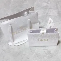 Dior ディオール DECORTE ショッパー 2点セット 紙袋