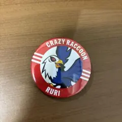 CRAZY RACCOON RURI バッジ