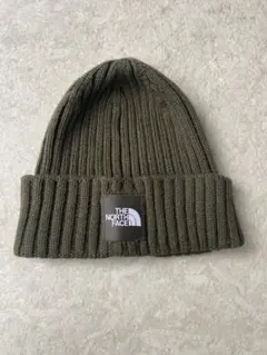 未使用品　THE NORTH FACE ニット帽 カーキ