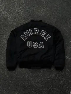 AVIREX アヴィレックス　MA-1 アーチロゴ　短丈　リバーシブル