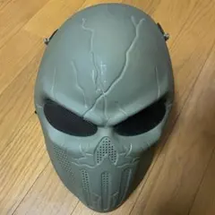 値下げ【即日発送】　WLLLTY フルマスク　サバゲー　ミリタリー　カーキー