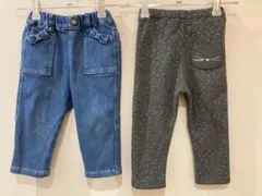 ☆BREEZE & SLAP SLIP あったかパンツ 2枚 90㎝☆