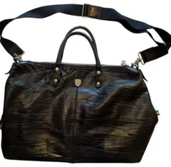 オロビアンコ レザー製 黒 メンズショルダーバッグ ユーズド美品+オマケ