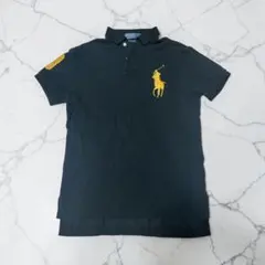 希少　POLO RALPH LAUREN ビックポニー　半袖ポロ　ゴールド刺繍