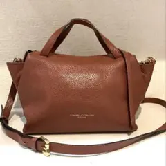 【美品】GIANNI CHIARINI オリガミ　ショルダーバッグ S 2way