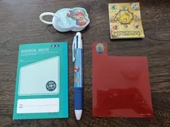 進研ゼミ 中学講座 小学講座 特典・文房具 4点　ワンピース、ミニオン、コラショ