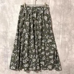 HusHusH フラワー　花柄　フレア　ロングスカート　綺麗め　可愛い　ガーリーのサムネイル