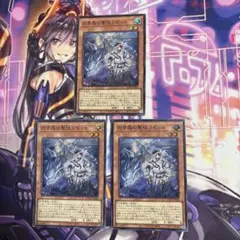 遊戯王　白き森の聖徒リゼット スーパー　3枚セット