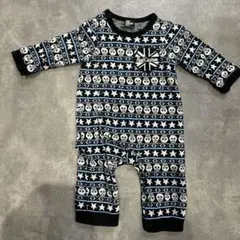 RAD CUSTOM スカル・星柄ロンパース