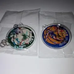 ワンピース×NBA　ヤマト ＆ エース　セット　カプセル アクリルチャーム