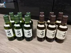 サントリー 山崎 白州 シングルモルト ウイスキー 計12本セットのサムネイル