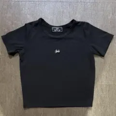 【Rady】半袖ショート丈Tシャツ(ブラック)のサムネイル